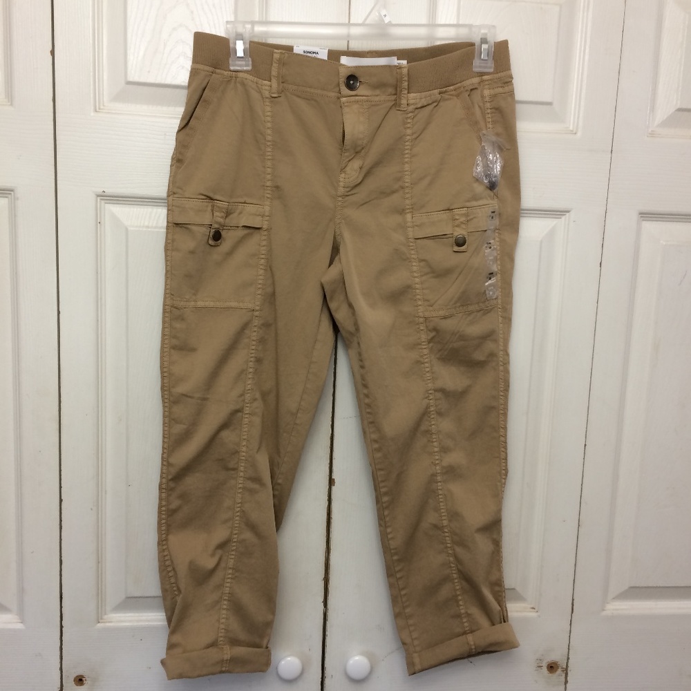 Women's Sonoma Khaki capri Sz 10